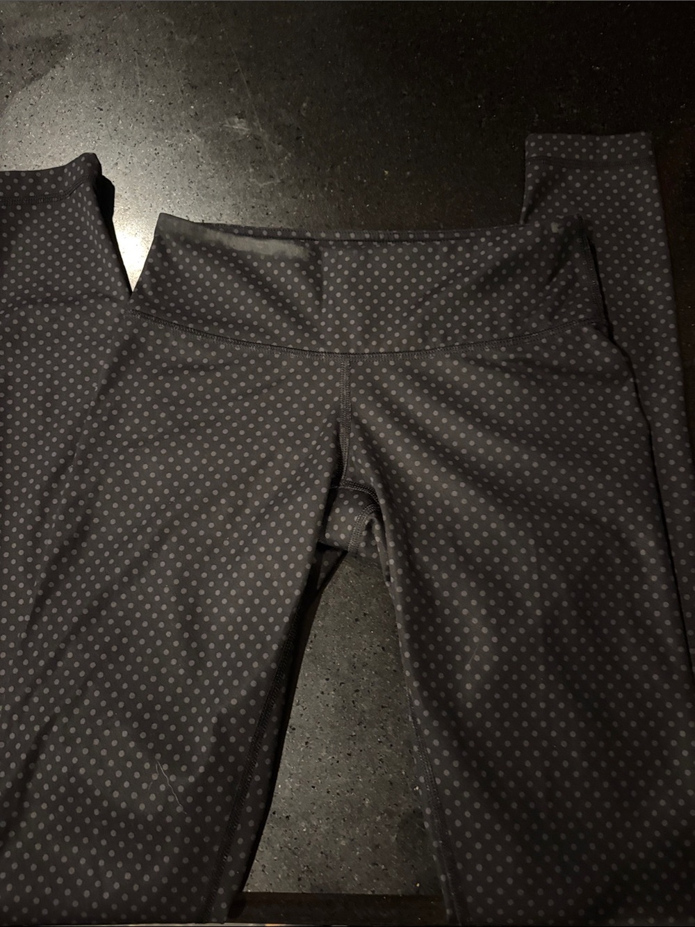 Lululemon Black Polka Dot Leggings wonder under tall girl